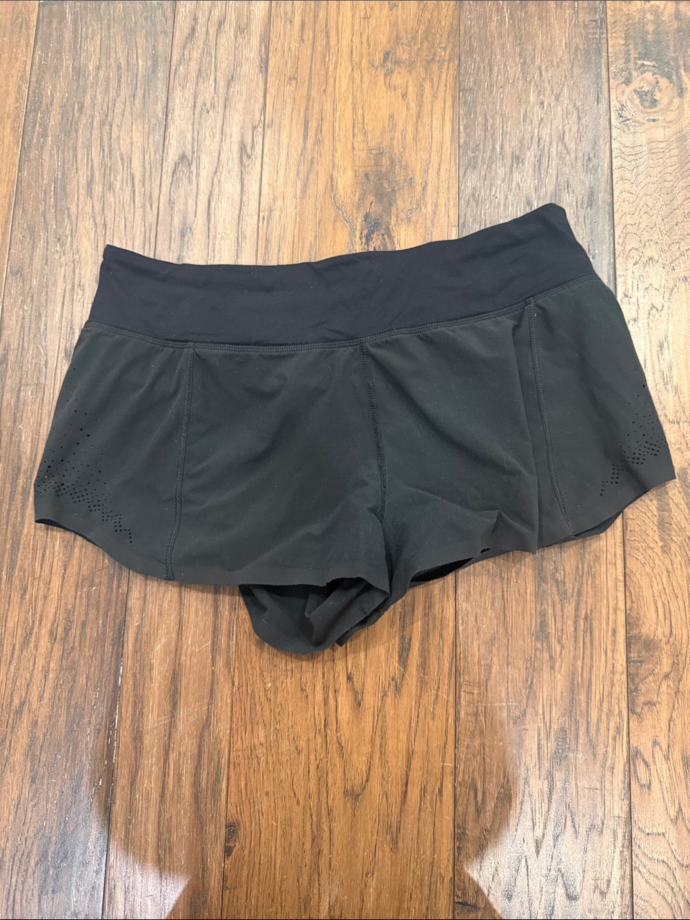 lululemon athletica Black Performance Running Shorts